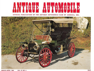 ANTIQUE AUTOMOBILE 1983 MAR - '08 FULLER, MERCER, '28 WILLYS-KNIGHT MODEL 56